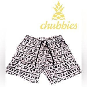 Men’s- Chubbies- Tribal Print 5.5” Inseam Shorts- Sz M- NWOT